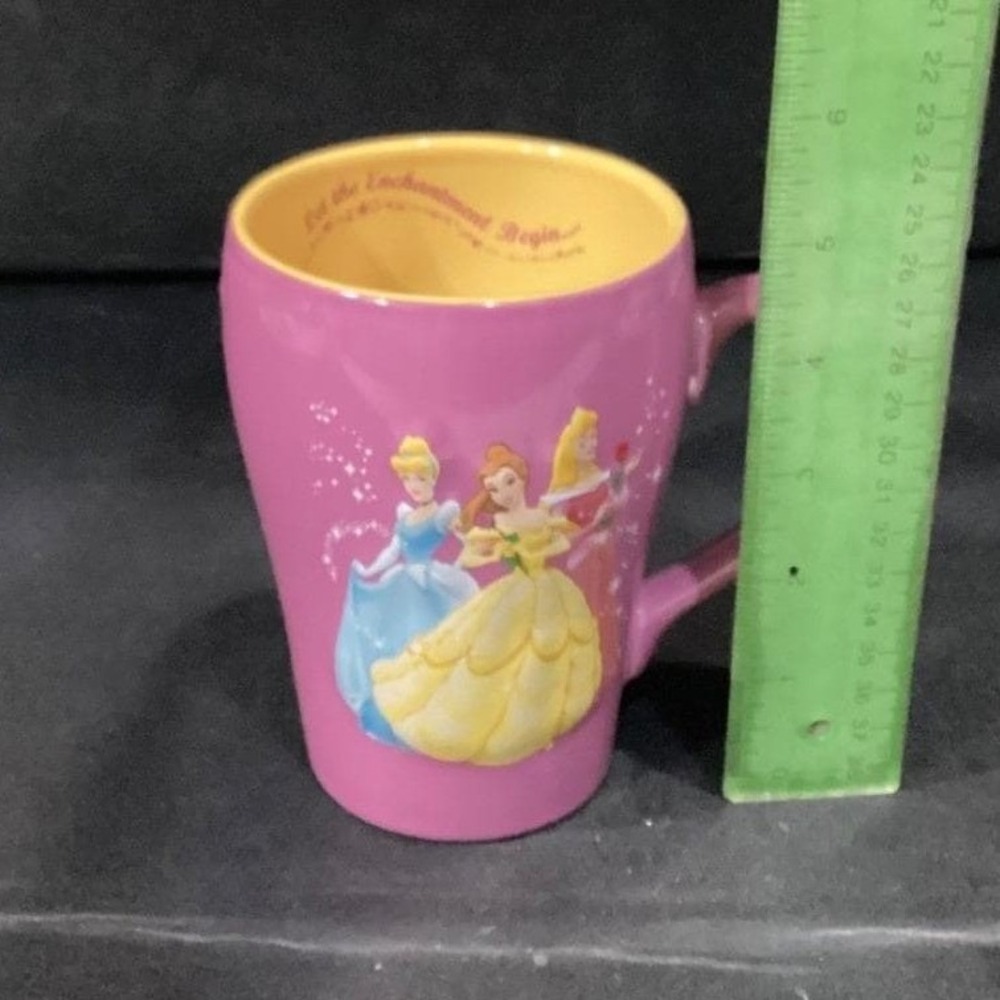 Disney Princess Coffee Cup, Cinderella Belle Aurora, Purple Character Drinkware - Picture 7 of 12